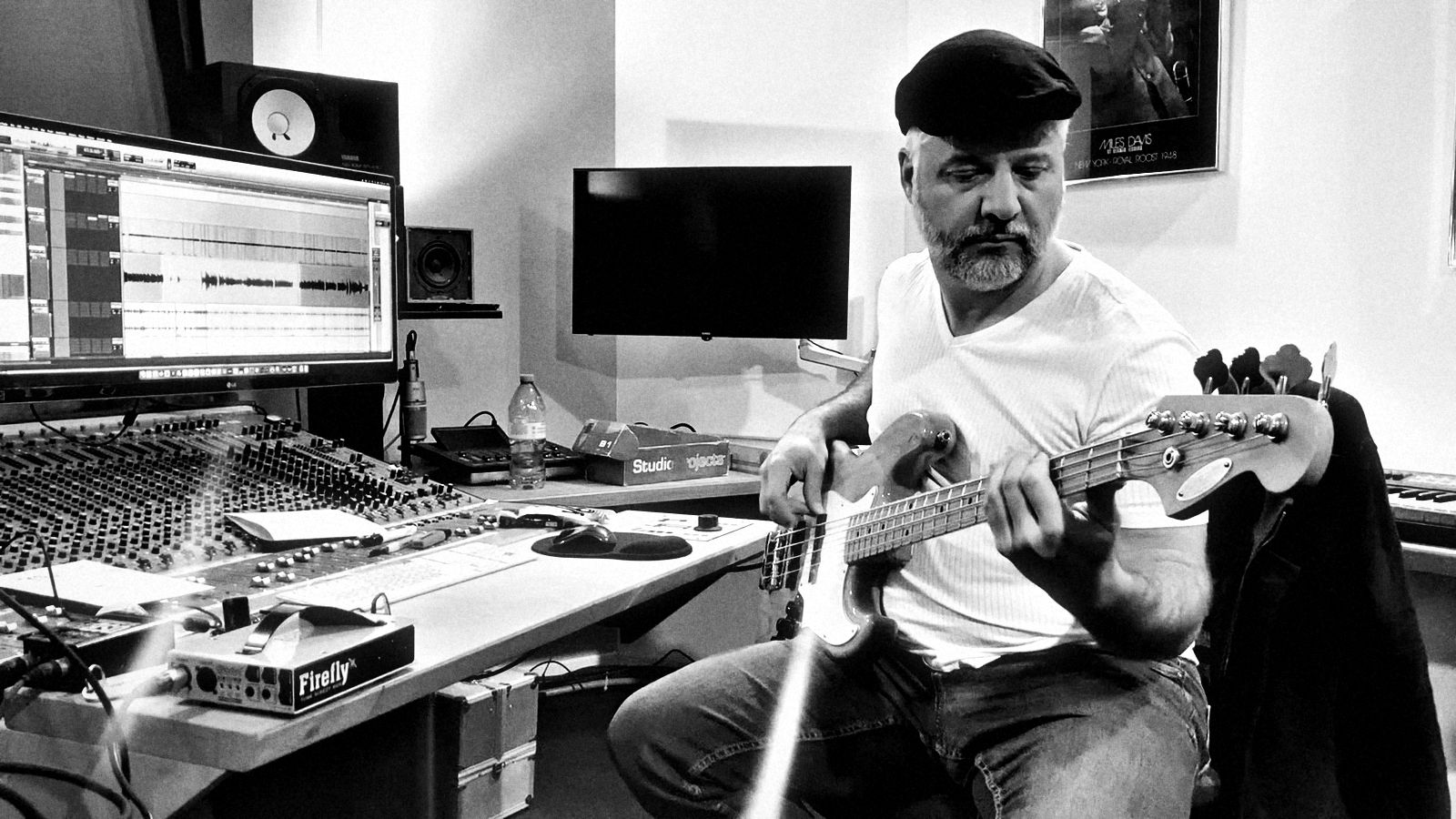 Phil im Tonstudio an der Badenerstrasse